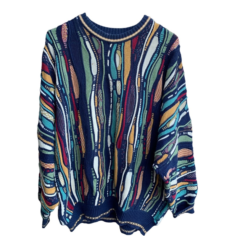 Vintage Cape Isle Knitters Crewneck Sweater 3D